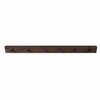 CONSDAN Hickory Coat Rack with 6 Hooks, Wooden Wall Mount
