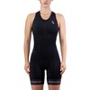 Synergy Women's Tri Suit Elite Sleeveless Racerback Trisuit (Onyx, Medium)