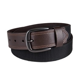 Kenneth Cole Men's Perfect Fit Adjustable Click Belt, Brown Plaque, Large (38-40)