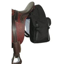 Reitsport Amesbichler 013/04D Saddle Bag for Horses Double Pannier Black