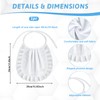 LLOUSSAK White Cosplay Waist Apron Puffy Tight Costume, Mini Apron