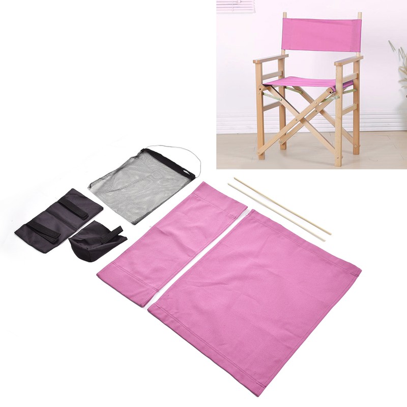 Director Chair Cover Replacement with Storage Bag Canvas Seat Chair