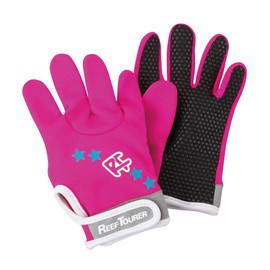 リーフツアラー(REEF TOURER) 子供用 マリングローブ ウェットスーツ生地仕様 Mサイズ ピンク RA0210