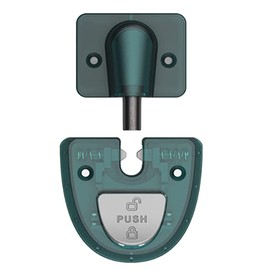 Lyaciomn Door Stopper, Soundless Floor Door Stop, Door Holder to Keep Door Open, Windproof Mechanical Doorstop for Bottom,A