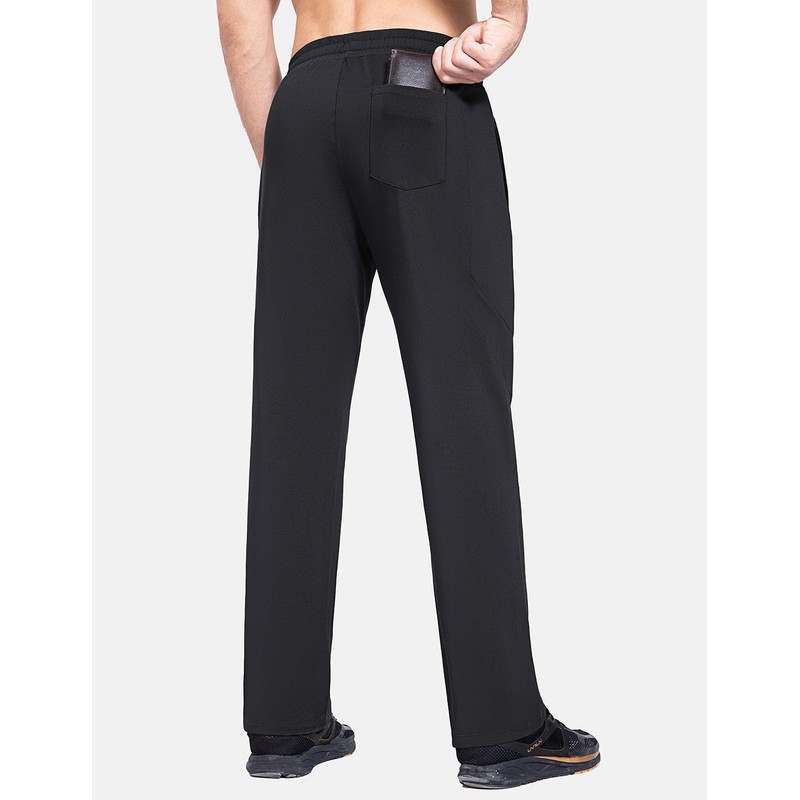 baleaf Men's Fleece Lined Pants Winter Athletic Workout Hiking Track