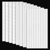 8 Sheets Squares Foam Tape Craft Double Sided, 1320PCS Total