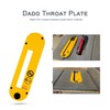Thaekuns Dado Throat Plate Compatible with DeWalt 10" Portable Table