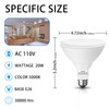 LOXYEE PAR38 LED Outdoor Flood Light Bulbs 4 Pack，Dimmable 20W(200W