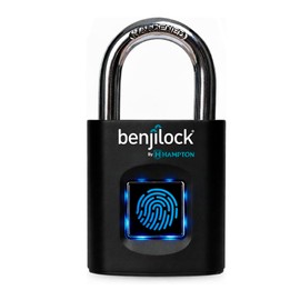 Bluelander Candado de Huellas Dactilares, Candado Inteligente, Hasta 10 Usuarios, Chapa de Seguridad para Locker, Oficina y Hogar, Candado Electrónico Seguro