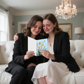 Sympathy Gifts for Loss of Loved One - Sympathy Card with Envelope Condolences Card for Loss of Mom Mother Dad Father Grandma Grandpa Husband Wife Women Men