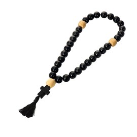 NKlaus EXQUISITE HANDMADE GAGAT Rosary 30.2g Perfect Prayer Beads for Deep Spirituality Handmade with Love and Precision, Glass