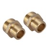 Hex Nipple, Brass Pipe Fitting, External Thread 3/4" to 1/2"