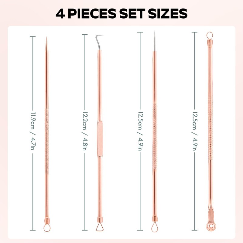 FEITA Blackhead Remover Pimple Comedone Extractor Tool, Stainless Acne Tools