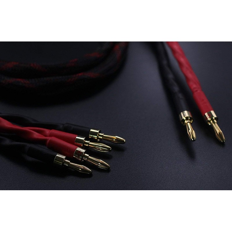 k4B-2B Bi-Wire Speaker Cable (2 Banana Plugs - 4 Banana