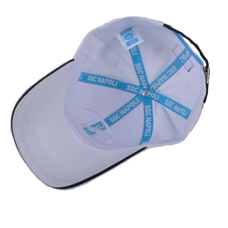 Enzo Castellano SSC NAPOLI 123305 Sscn Baseball Cap, White, One