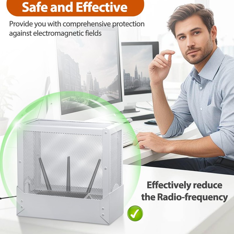 Large WiFi Router Cover Blocks Up to 90% of EMF