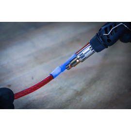 BGS 70143 Mini Hot Gas Burner with Heat Shrink Tube Assortment Coloured with Piezo Ignition 162 Pieces