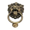 HANDTECHINDIA Brass Door Knocker Hand-Etched Carved Gate Knocker Handle Pull