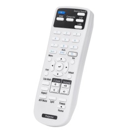 Allamp 219863500 Projector Remote Control Replacement for Epson Epson EH-TW750 TW740 TW710 EB-E01 EB-W06 W49 W51 W52 X06 X49 X51 X500 E10 E20 E500 FH06 FH55 2 982 W 992F EB-720 725W 725Wi 735F 735Fi