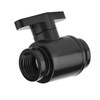 G1/4 Inch Water Cooling Valve, G1/4" Female Black Water Ball