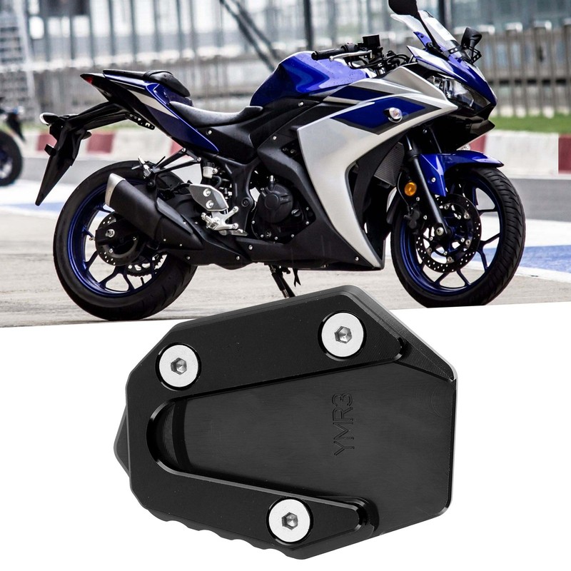 Parking Kickstand Extension Pad Side Stand Support Fit for Yamaha