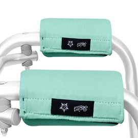 Universal Walker Padded Hand Grip (2 Pack) Covers Non-Slip Cushion Padding for Folding Rolling Wheelchair