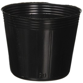 Dai-ichi Vinyl Poly Pot [Black] (Pack of 20) 3.5"