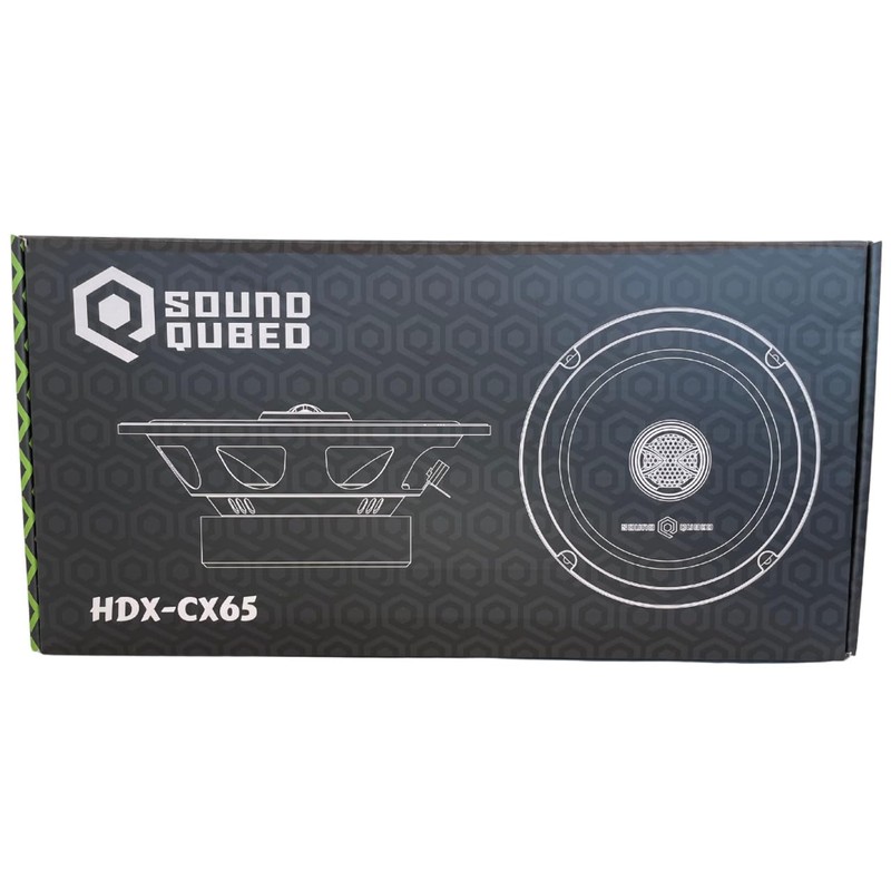 Soundqubed HDX Series 6.5" Coaxial 2-Way Speakers (Pair)