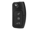 Black 3 Buttons Locking 433MHz Remote Car Control Key with