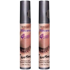 Prosa Rimel Prosa 4 en Uno Mascara Pestañas Microfibras 13g 2 Pieza
