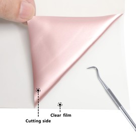 RENLITONG HTV - Vinilo de transferencia de calor metálico elástico de poliuretano de 12 pulgadas x 7 pies, rollo de bricolaje para ropa de playera, vinilo para planchar, para todas las máquinas de corte brillante (oro rosa)