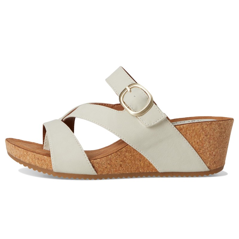 EuroSoft Women's Emrie Wedge Sandal, Beige, 6.5