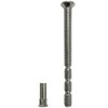 M5 x 90mm Chrome Door Handle Pozi Screws with Security