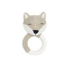 Jollein 101-007-67077 Rattle / Teether Fox White/Olive