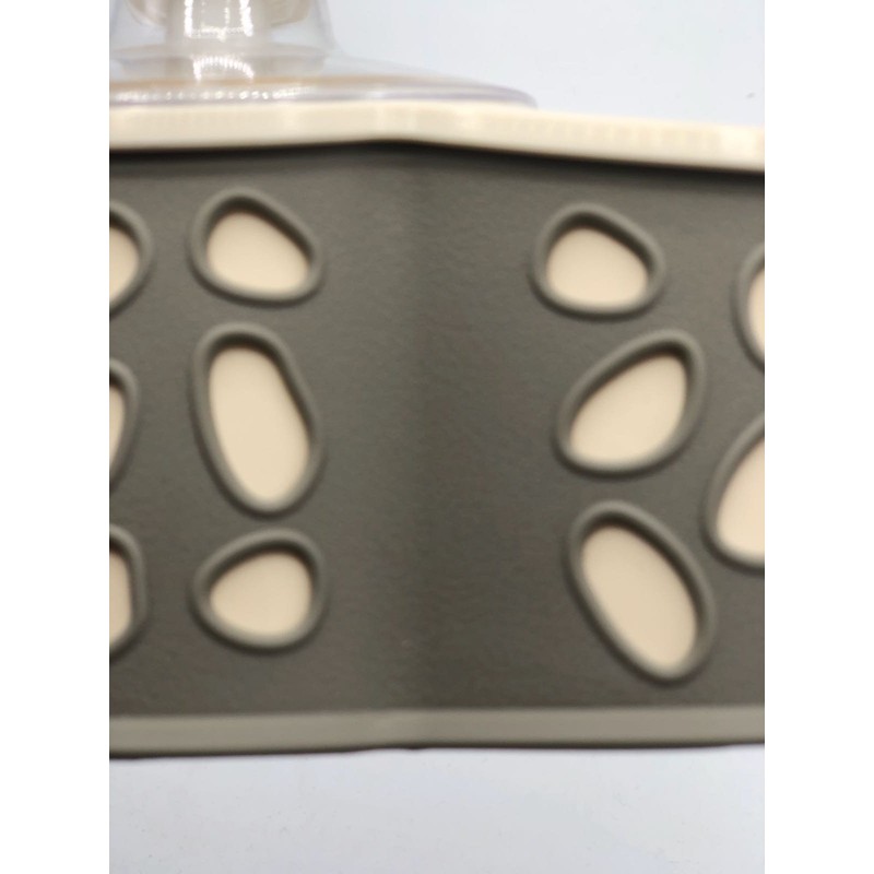 Sponge Bursh Holder Refillable Soap Dispenser Bath Kitchen Sink Tidy