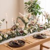 200PCS Black Plastic Plates, Disposable Plates with Gold Rim
