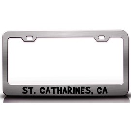 Custom Brother - ST Catharines CA USA Canada Metal Car SUV Truck License Plate Frame Ch j29