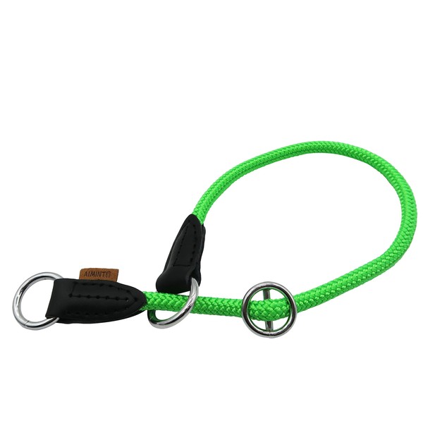 Aiminto Braided Collar, Pro Training Dog Collar, No Pull Round