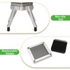 POWLAB Commercial Chopper Vegetable Cutter Fruit Dicer Heavy Duty Stainless