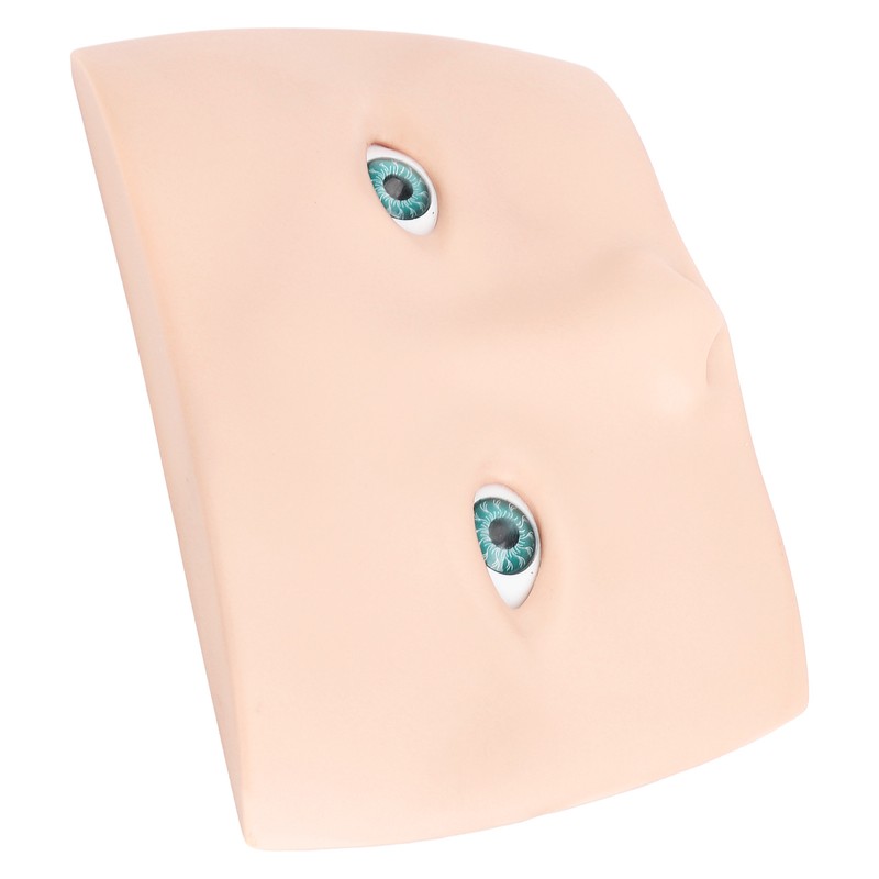 Makeup Practice Face Board 3D Realistic Eye Painting Practice Plastic