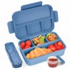 Bugucat Bento Lunch Box 1300ML - Leak-Proof with 4 Compartments,