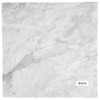 Tenedos Carrara Bianco Italian White 12x12 Marble Tile, Honed Matte