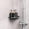 MOMEEMO Black Shower Soap Dispenser Set, Contains 3 Extra-Thick PET
