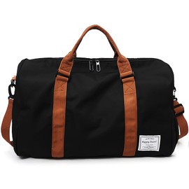 RIMINA Sports Bag, Boston Bag, Gym Bag, Travel Bag, 3 Way, Shoe Storage, Large Capacity, Men's, Women's, Unisex, Separate Wet/Dry, Outdoors, Carry-on, black 030