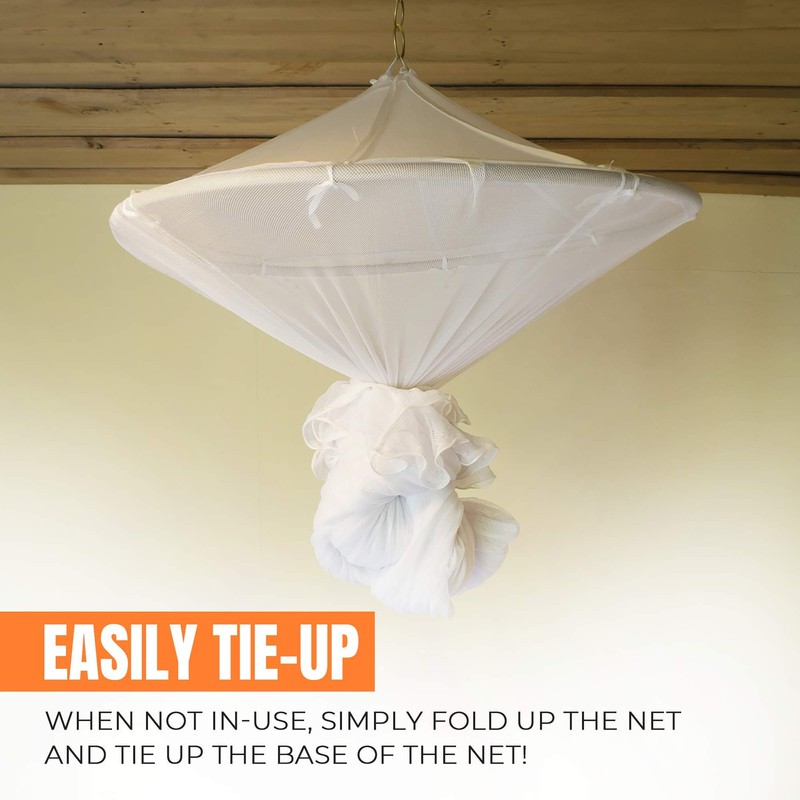 MEKKAPRO Extra-Large King Mosquito Bed Net, Made for King Queen