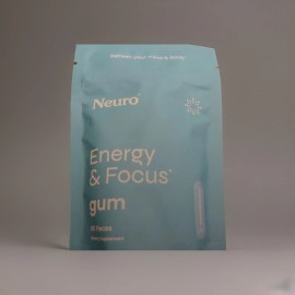 Unbranded Neurological Gum Energy Caffeine 90 Pieces Normal Strength L-theanine Peppermint