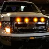 SYJIIP 4x Amber LED Grille Fog Lights Raptor Style For