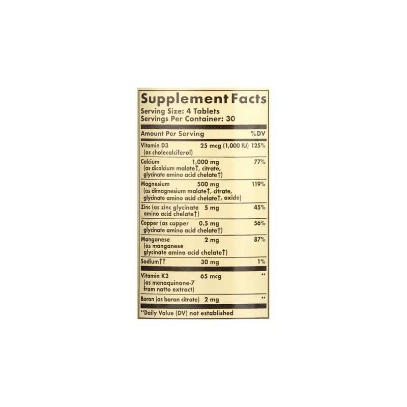 Complejo Calcio Avanzado Densidad Osea Osteoporosis 120u