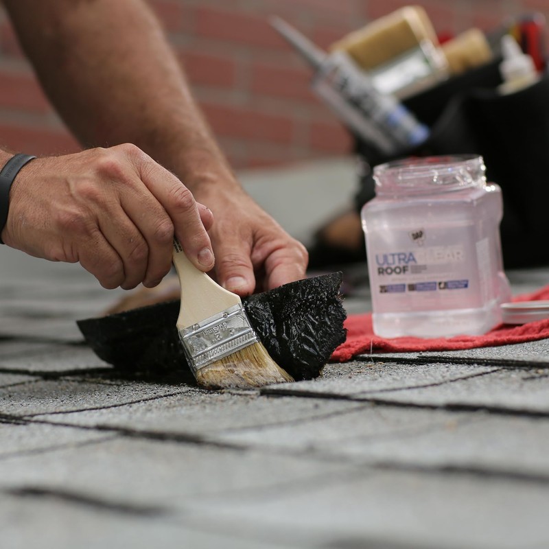 DAP Ultra Clear Roof Waterproof Rubberized Sealant, Crystal Clear, 32