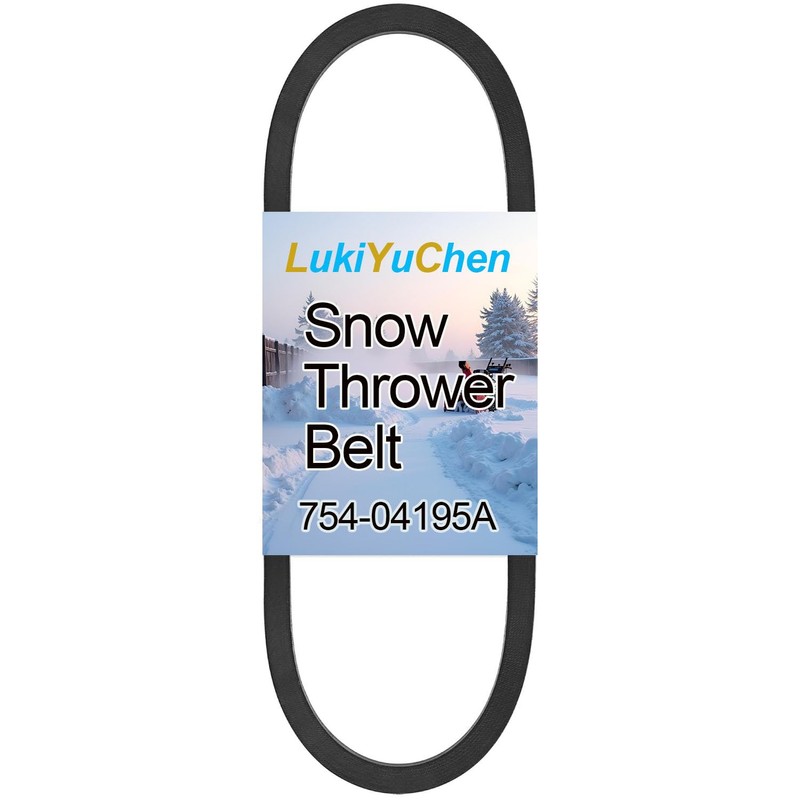 LukiYuChen 754-04195A Snow Throwers Auger Drive Belt for M-T-D Snow